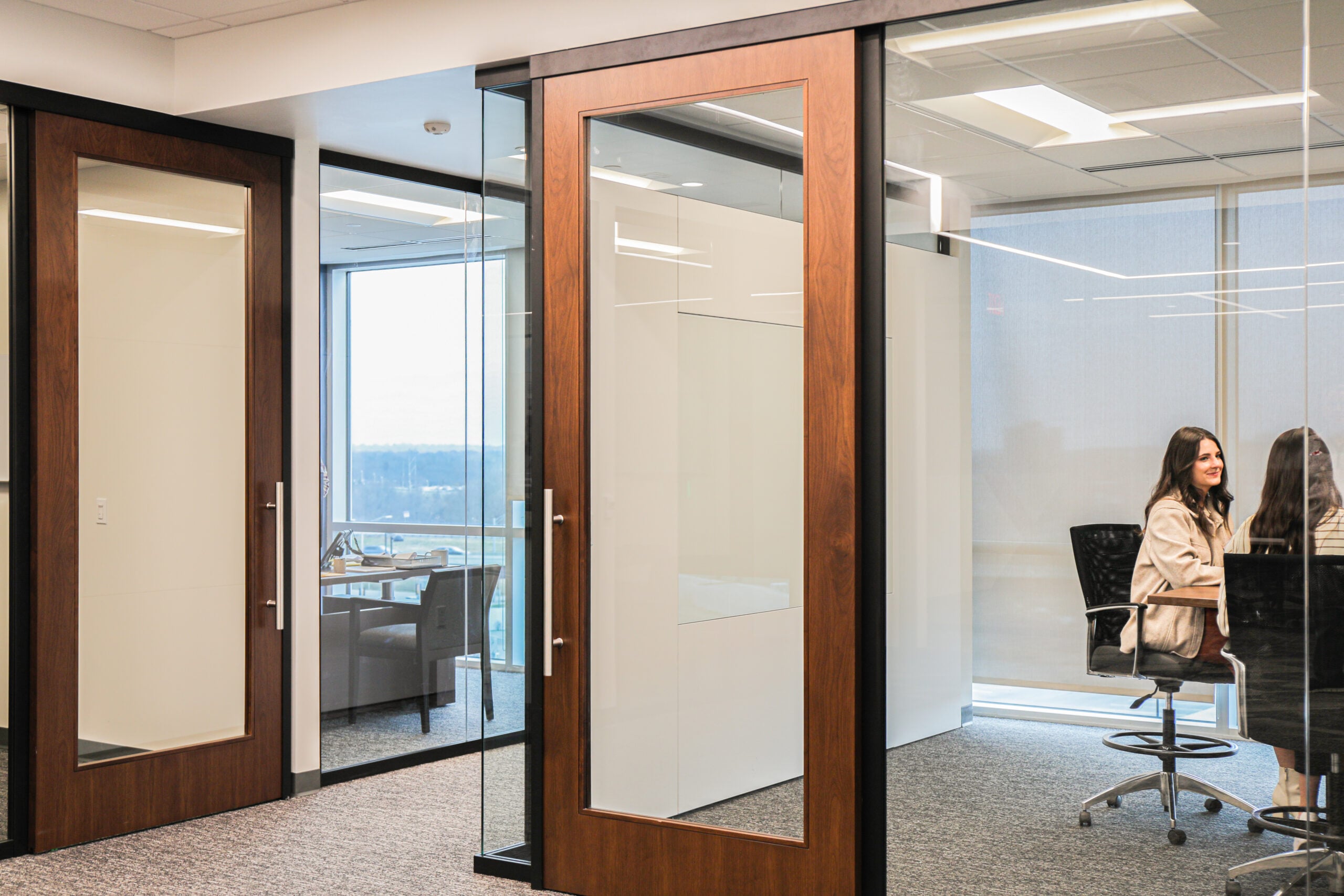 People sitting around a conference table