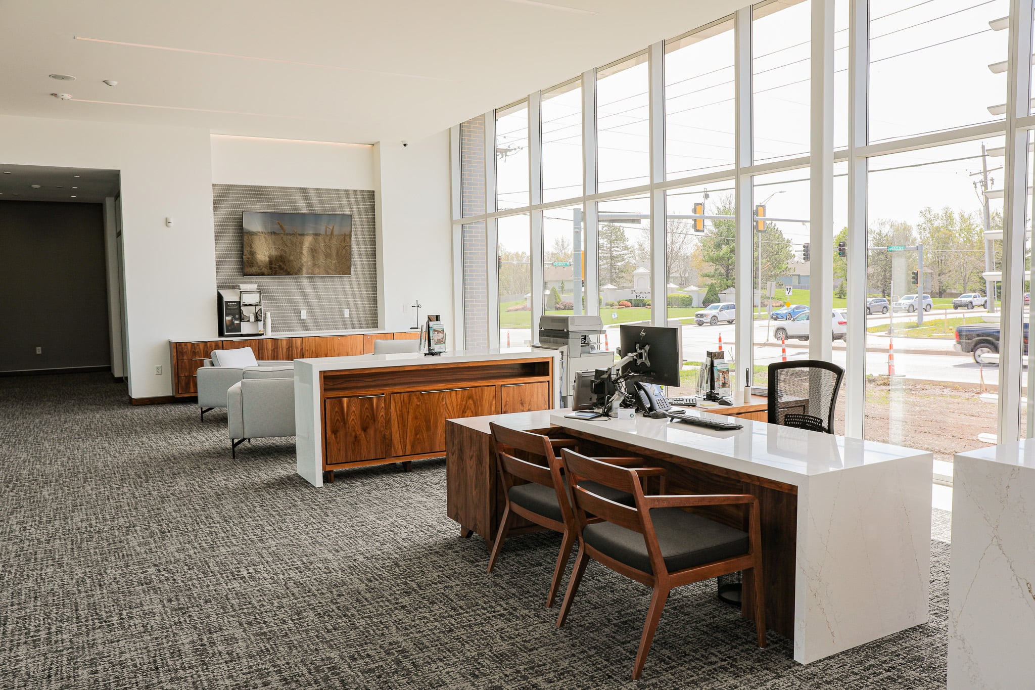 image of an office using sound masking to improve productivity