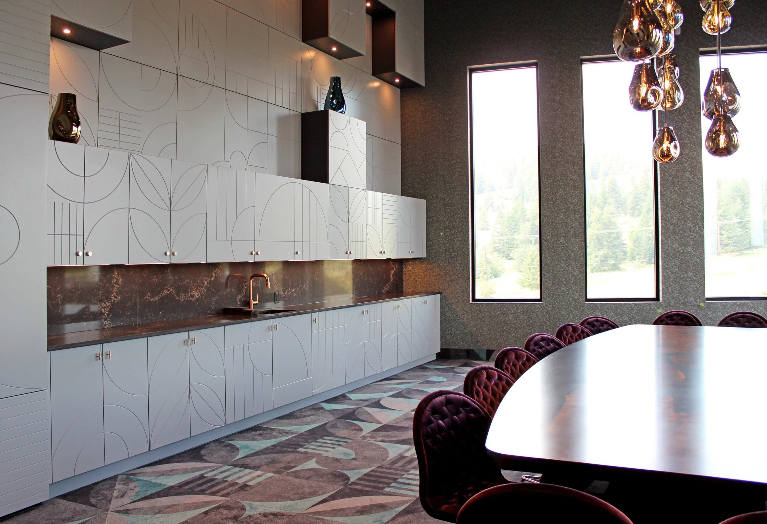 millwork vs. casework - office with cabintry